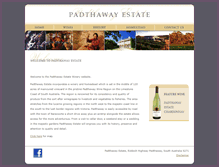 Tablet Screenshot of padthawayestate.com